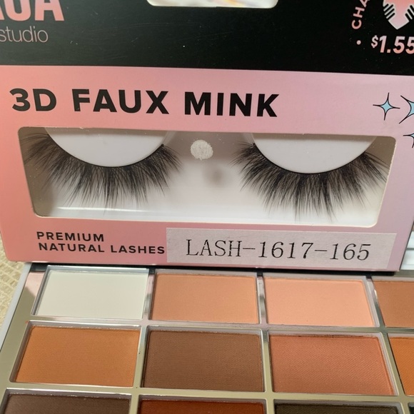Aa Studio 3D Faux Mink Lashes and Eyeshadow Palette - Natural Shades Bundle - Picture 2 of 5